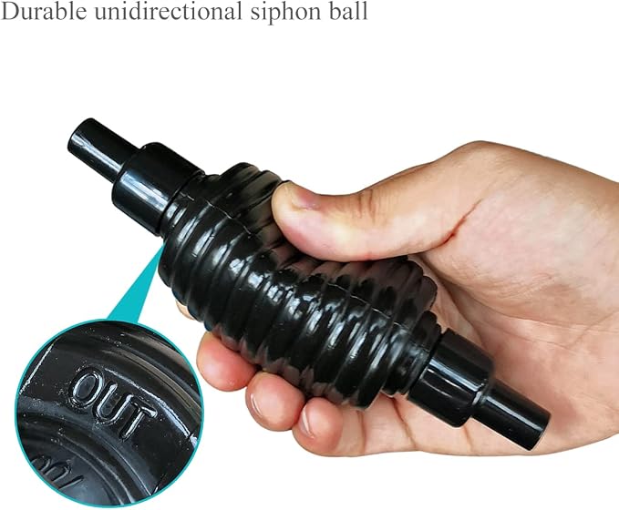 25ft Aquarium Vacuum Gravel Cleaner Fish Tank Cleaner Siphon Water Changer - Image 4
