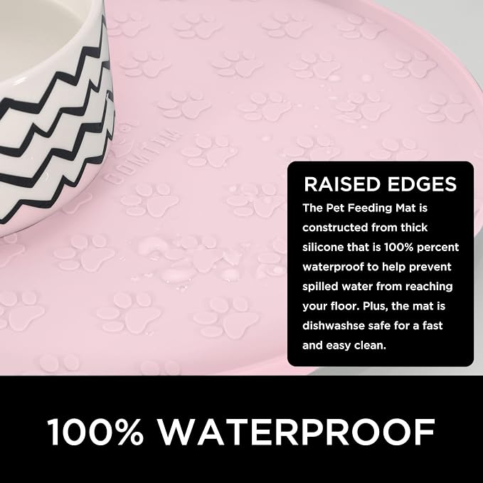 Comtim Waterproof Dog Food Mat - Image 2