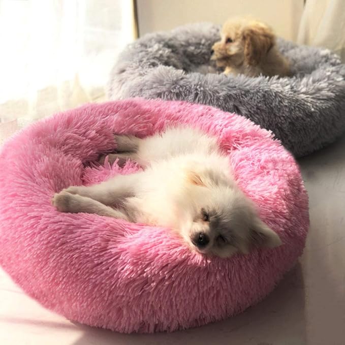 BODISEINT Modern Soft Plush Round Pet Bed - Image 5