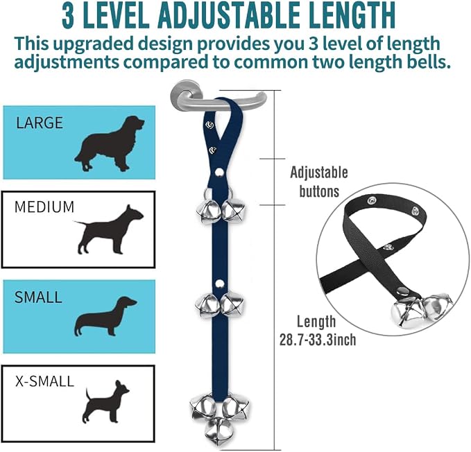 BLUETREE Dog Doorbells Premium Quality Training Potty Great Dog Bells - Image 5