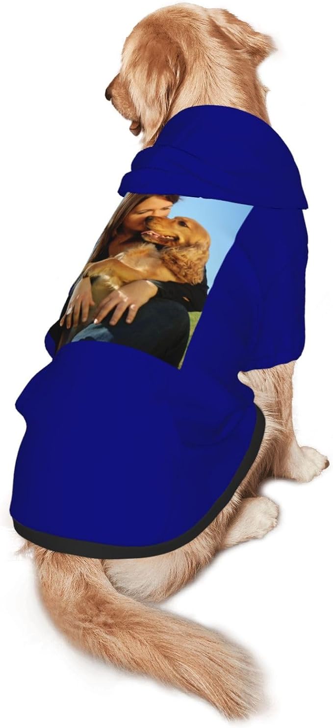 Custom Dog Hoodie with Your Design Soft & Warm Personalized Picture Logo Text - Image 3