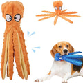 Octopus Dog Toys, No Stuffing Crinkle Dog Toys by AprYew