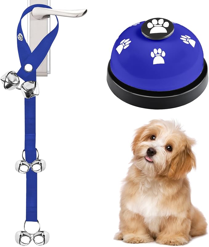 2 Pack Dog Doorbells, Pet Training Bells by JIMEJV