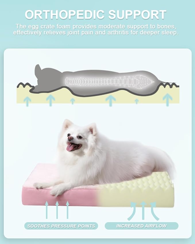KSIIA Orthopedic Dog Bed Waterproof Pet Bed - Image 2
