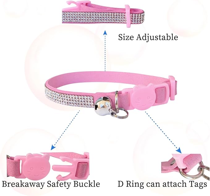 Rhinestone Cat Collar Breakaway - Image 2
