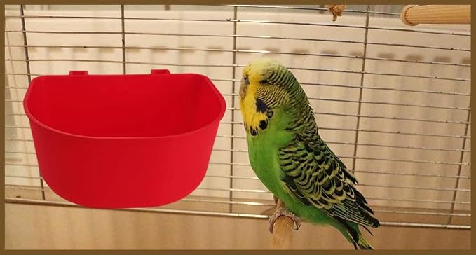 5 Pack Cage Cups Chicken Birds Feeder Water Bowl 25 OZ Rabbit Feeding Watering - Image 5