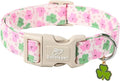 St Patricks Day Dog Collar for Large Dogs by Babolepet