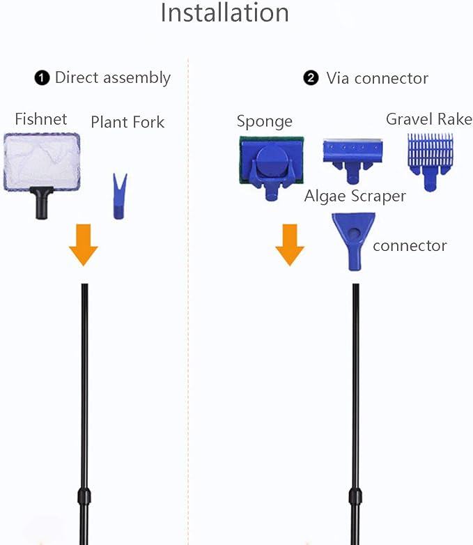Aquarium Cleaning Tools Kit 5 In 1 Function - Image 3