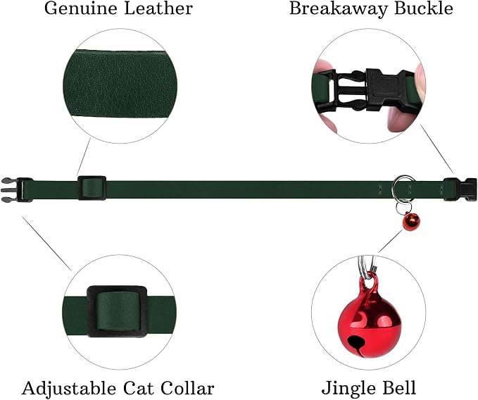 Breakaway Cat Collar Leather - Image 4