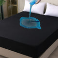 California King Mattress Protector Waterproof, Fitted Sheet Style Breathable by OHANO