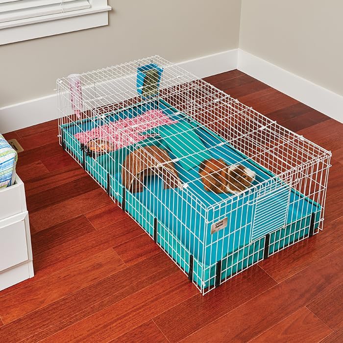 MidWest Homes for Pets Guinea Habitat Plus Cage, 171GHP - GlobalHabitat Supply