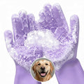 Cat & Dog Washing Gloves for Bathing – 2-in-1 Design Dog Scrubbing Gloves for by RZleticc
