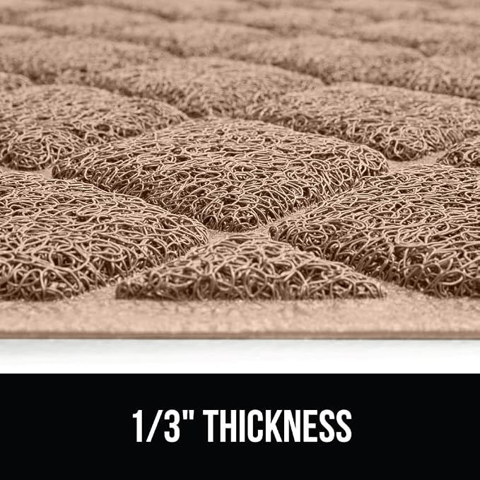 GORILLA GRIP Cat Litter Box Mat, 35x23 2 Pack, Water Resistant, US Designed - Image 9