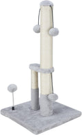 Dimaka Tall Cat Scratching Post, Double Lower Posts Extra Stable Cat Post Tree by DIMAKA