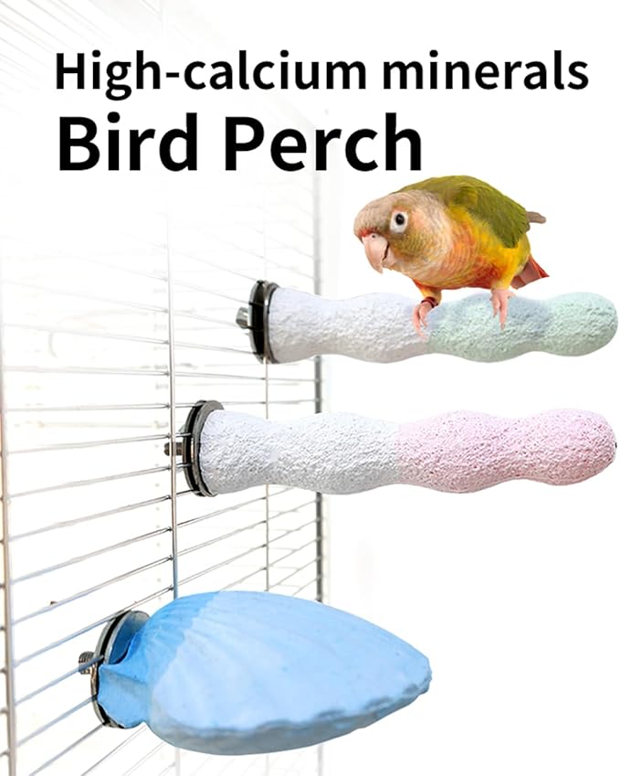 Parrot Perch Bird Perches for Cage Parrot Beak Grinding Stone Rough Surface - Image 2