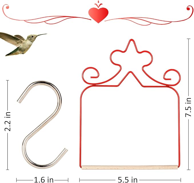 Hummingbird Swings 4 Pack, Rust Resistant Metal Frame - Image 7