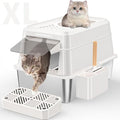 URPOWER Stainless Steel Cat Litter Box by URPOWER