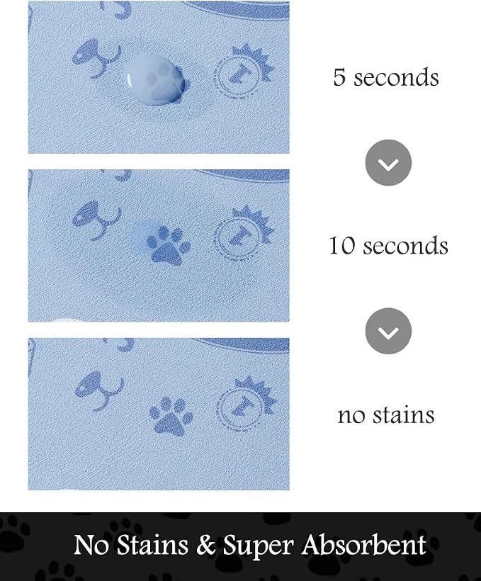 Pet Feeding Mat-Absorbent Dog Mat - Image 2