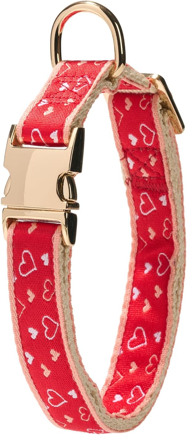 Woven Dog Collar with Metal Buckle Adjustable Jacquard Retro Dog Collars - Image 6