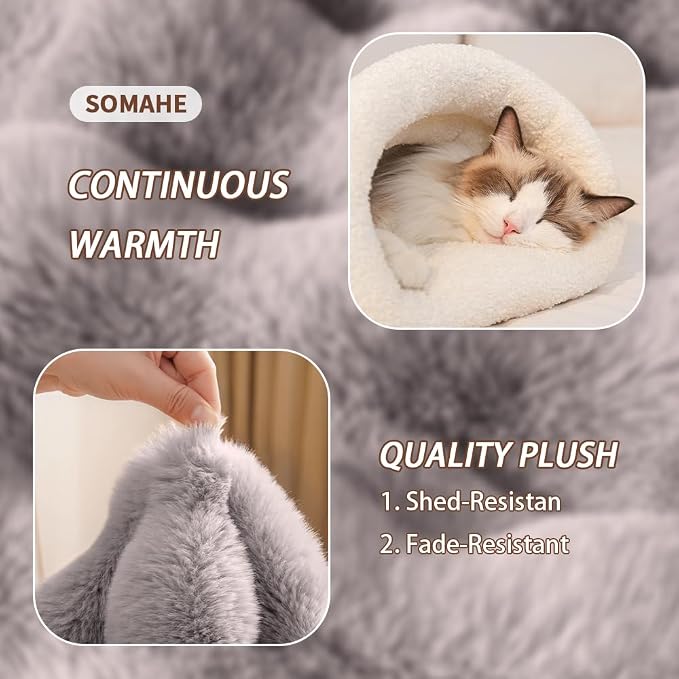Self-Warming Cat Sleeping Bag, Enclosed Hooded Snuggle Sack - Image 7
