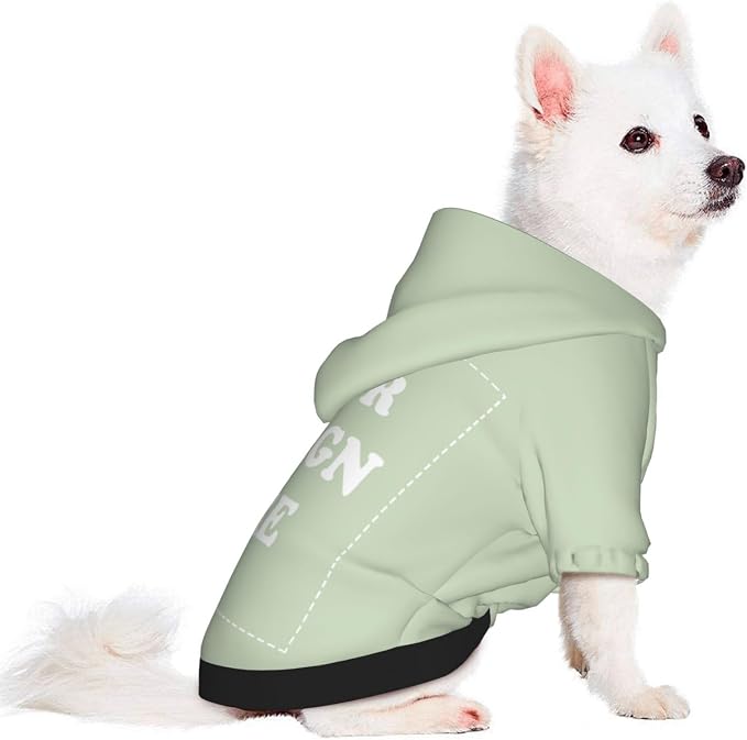Personalized Chihuahua Dog Hoodie, Custom Pet Warm Sweatshirt Costume - Image 2