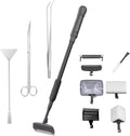 Carefree Fish 9IN1 Aquarium Cleaning Tools Long Handle Adjustable Length by CarefreeFish