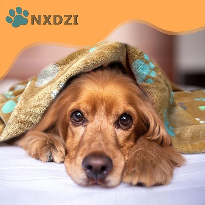 Dog Blankets for Large Dogs, Soft Fluffy Flannel Pet Blanket Mat Cover for Bed - Image 6