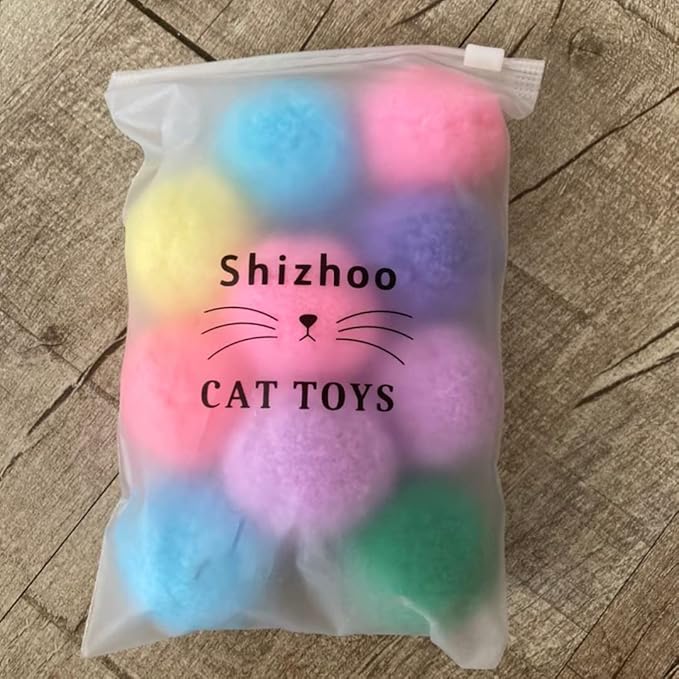 Premium Soft Pom Pom Balls for Kittens - Image 4