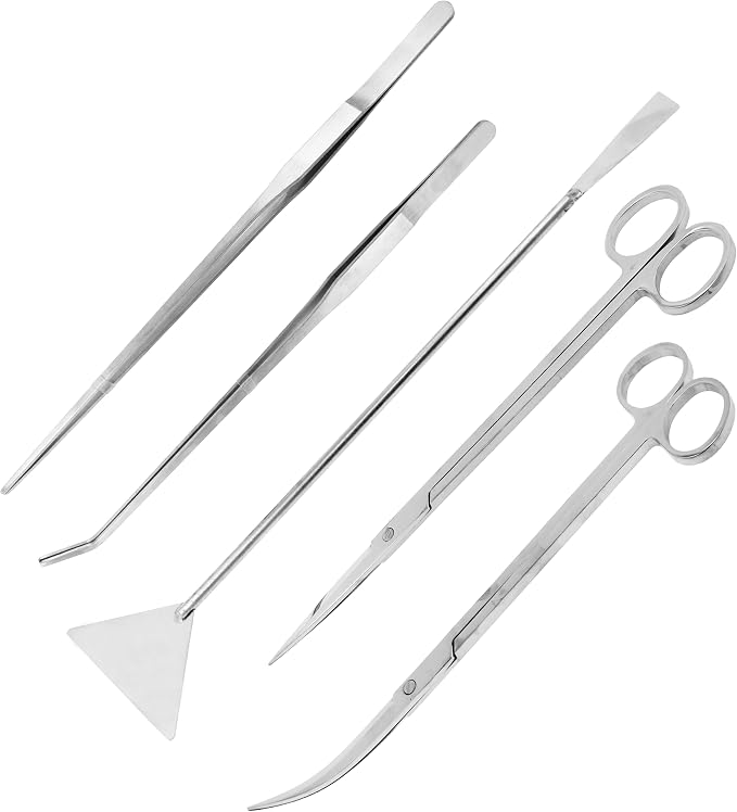 Mandala Crafts Stainless Steel Aquascaping Tools Kit – Aquarium Plant Tools by MandalaCrafts