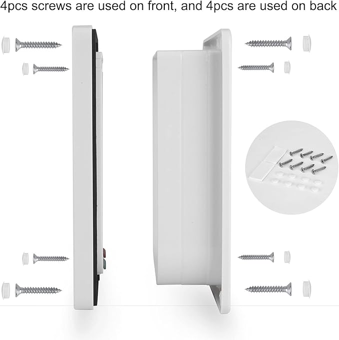 Depets Large Cat Door, 4 Way Locking Cat Flap Door - Image 6