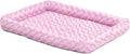 MidWest Homes for Pets QuietTime Fashion Dog Bed – Pink Faux Fur Bolster by MidWestHomesForPets
