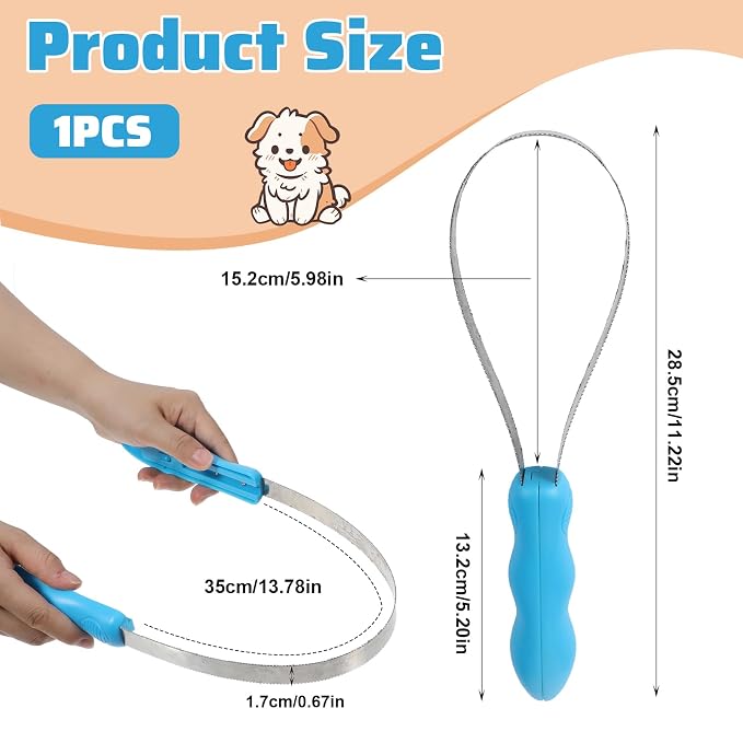 Dual-Sided Dog Shedding Blade, Shedding Brush - Image 6