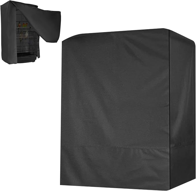 Bird Cover for Cage, Breathable Black Out Lightweight Washable Dust Proof Hood - Image 9