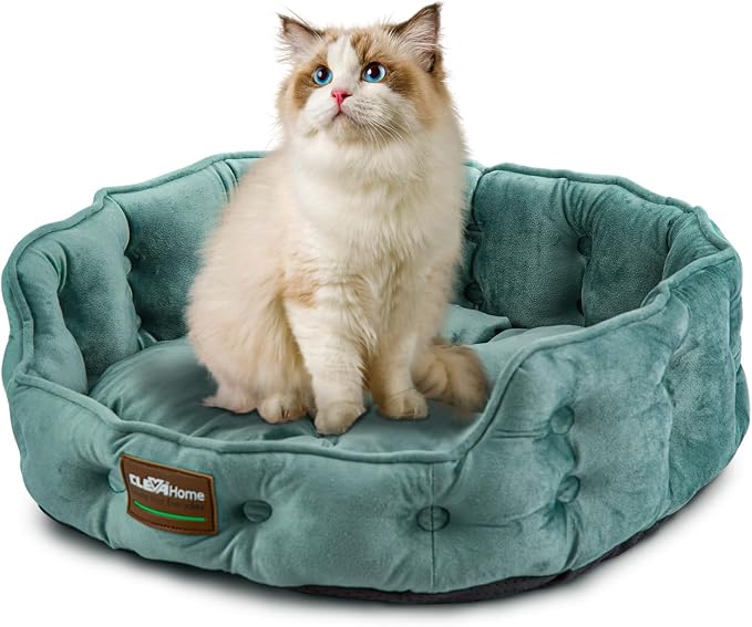 ClevaHome Cat Dog Bed for Small Pets up to 15lbs by ClevaHome
