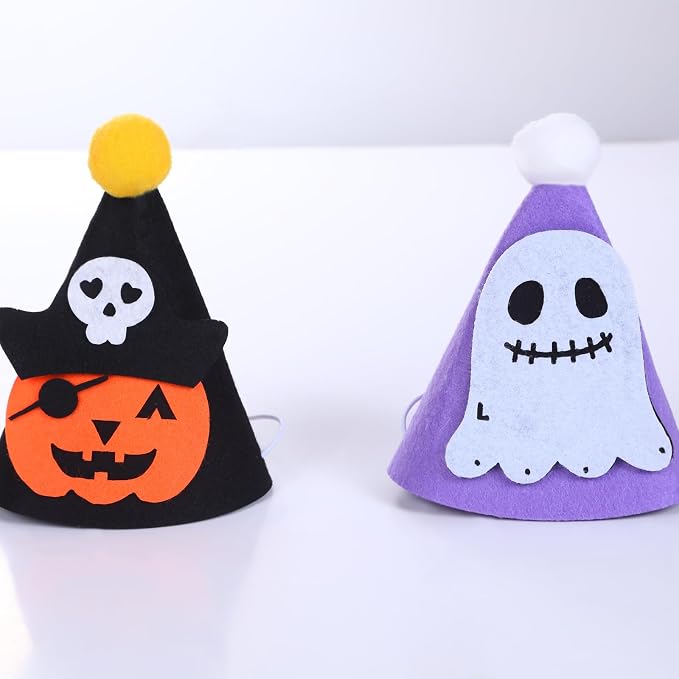 10 Pcs Halloween Dogs Hats Cute Ghost Halloween Cats Party Pet Pumpkin Set - Image 8