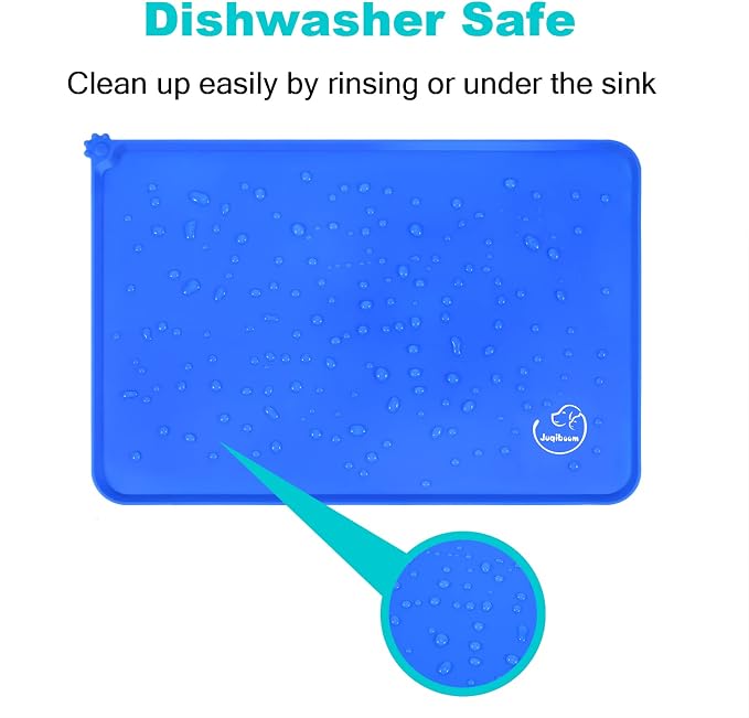 Silicone Waterproof Dog Cat Pet Feeding Mats, Non Slip, Easy Clean Pet Dog Cat - Image 6