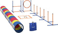PawHut Dog Agility Training Equipment, 12-Piece Dog Obstacle Course by PawHut