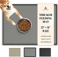 AVERYDAY 100% Waterproof Thicker Silicone Dog Food Mat, 0.63'' Raised Edge Bowl by YourAveryDay