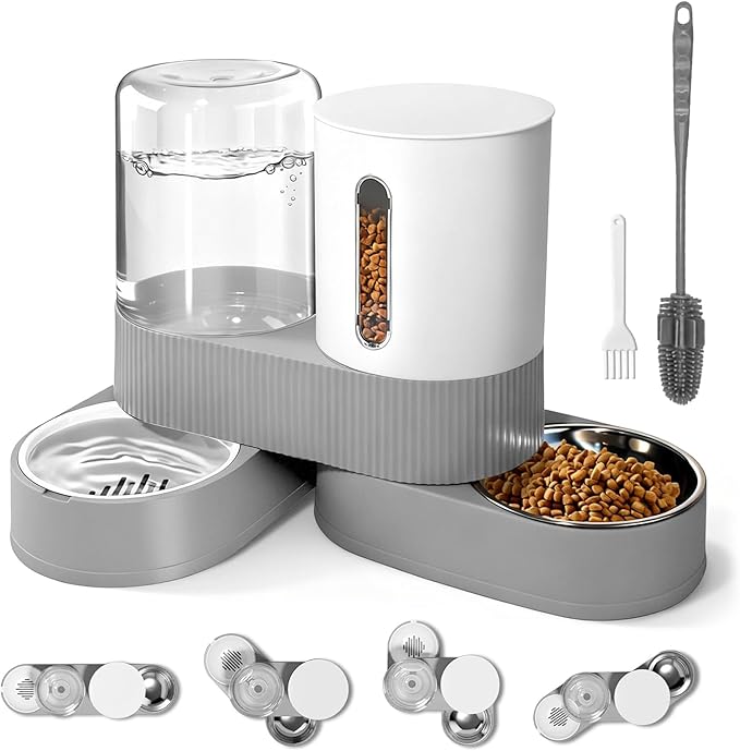 Automatic Gravity Cat Dog Feeder and Water Dispenser by Bsemax