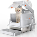 Stainless Steel Cat Litter Box by FusblomOfficial