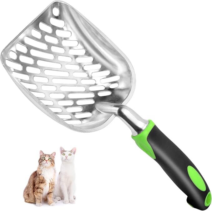 Cat Litter Scoop-Metal Cat Scooper-Long Handle Scoop, Cat Scooper-Poop by Apidgrowth