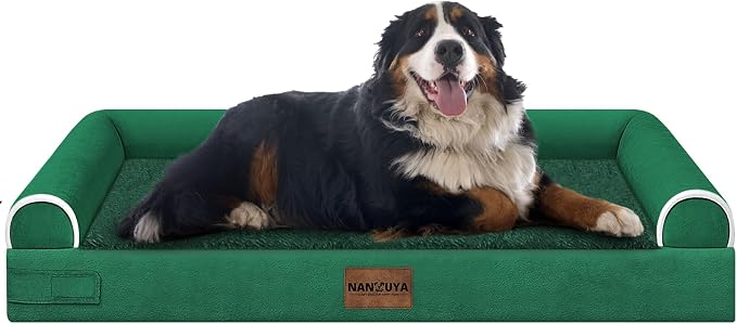 Large Dog Bed Orthopedic Washable: Jumbo Dog Bed Bolster Extra Large Dogs Egg by Nanuya
