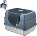 Stainless Steel Litter Box by Unknown
