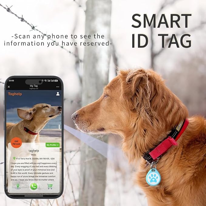 2-Pack -Smart QR Code Pet ID Tag - Image 5