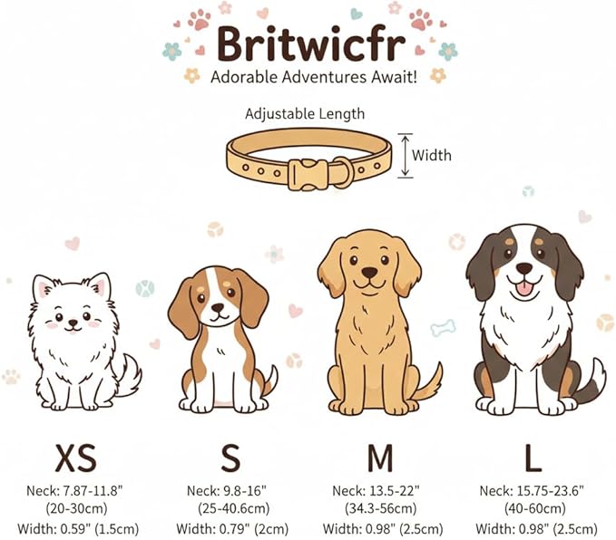 Cute Dog Collar, Spring Summer Design Floral Collar - Image 5