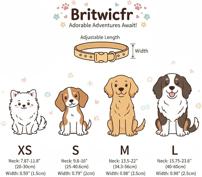Cute Dog Collar, Puppy Collar - Image 5