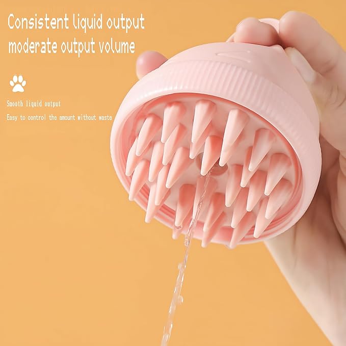 Silicone Cat Bath Brush – Pet Bathing Tool - Image 4