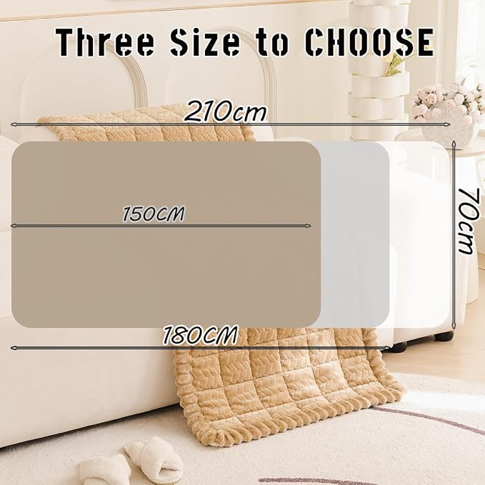 Sofa Cover Fuzzy Couch Cover for Pet, Couch Covers for Dogs Washable Non-Slip - Image 4