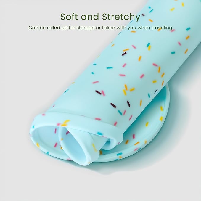 Dog Food Mat Anti-Slip Silicone Dog Bowl Mat Thicker Pet Placemat Waterproof - Image 6