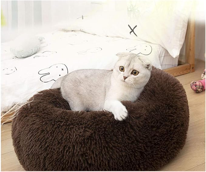 BODISEINT Modern Soft Plush Round Pet Bed - Image 4